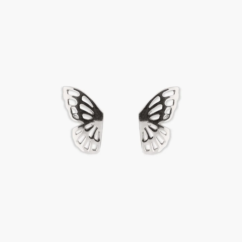 Pura Vida Fly Away Stud Earrings ~ Silver