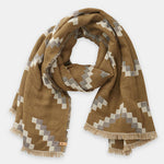 Tentree Women's Organic Cotton Sumatra Blanket Scarf - Uniform/Oatmeal