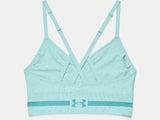 Under Armour Women's UA Seamless Low Long Heather Sports Bra