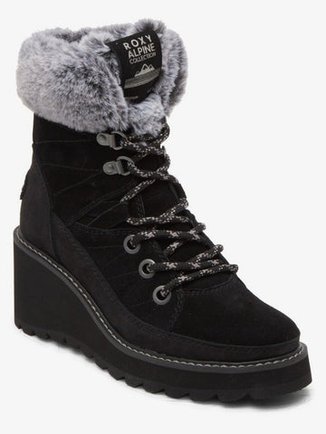 Roxy Womens Kenzie Lace-Up Boots