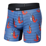 Saxx Droptemp™ Cooling Mesh Underwear - Shrimp Cocktail- Navy