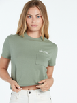 Volcom Womens Pocket Dial Tee S/S Tee