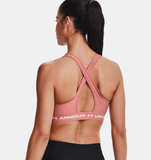 Under Armour Women's Armour® Mid Crossback Heather Sports Bra