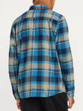 Volcom Mens Caden Plaid L/S Flannel Shirt