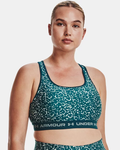 Under Armour Women's Armour® Mid Crossback Printed Sports Bra