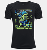 Under Armour Boys' UA Tech™ Box Logo Camo Short Sleeve