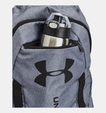 Under Armour UA Undeniable Sackpack - Pitch Gray Medium Heather / Black