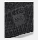 Under Armour Women's ColdGear® Infrared Halftime Ribbed Pom Beanie -Black