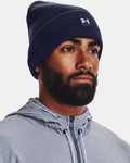 Under Armour Men's UA Halftime Cuff Beanie - Midnight Navy / White