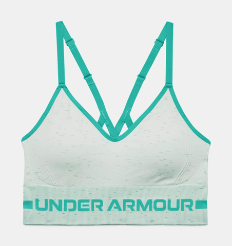 Under Armour Women's UA Seamless Low Long Heather Sports Bra