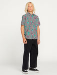 Volcom Big Boys Flamingbros Short Sleeve Shirt