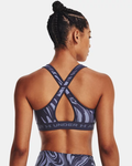 Under Armour Women's Armour® Mid Crossback Printed Sports Bra