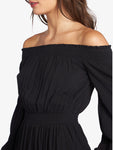 Roxy Womens Dream Escape Woven Off The Shoulder Dress