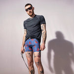 Saxx Droptemp™ Cooling Mesh Underwear - Shrimp Cocktail- Navy