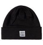 DC Mens Bunker Cuffed Beanie - Black