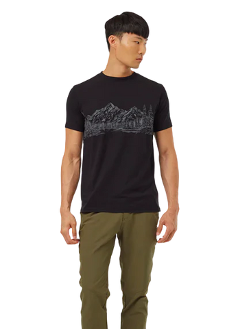 tentree Mens Mountain Scenic T-Shirt