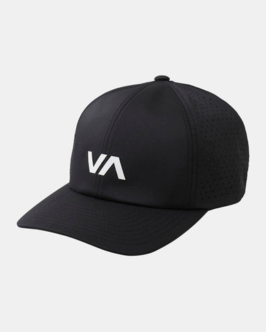 RVCA Mens Vent Perforated Clipback Hat II - Black