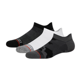 Saxx Mens Whole Package 3-Pack Low Show Socks - Black/White/Super Camo
