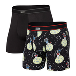 Saxx Daytripper 2-Pack Underwear - Black Hole Putt- Black