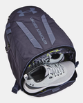 Under Armour UA Hustle 5.0 Backpack - Tempered Steel / Aurora Purple