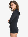 Roxy Womens Essentials Long Sleeve Hooded UPF 50 Zipped Rashguard