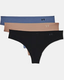 Under Armour Women's UA Pure Stretch Thong 3-Pack