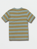 Volcom Mens Maxer Stripe Crew S/S Tee