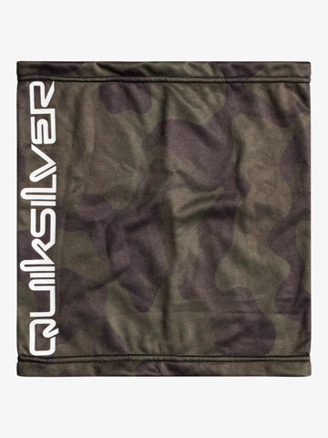 Quiksilver Misty Collar Printed Neck Warmer - True Black Fade Out Camo