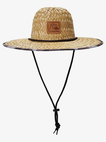Quiksilver Mens Outsider Straw Lifeguard Hat