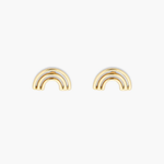 Pura Vida Chasing Rainbows Stud Earrings ~ Gold