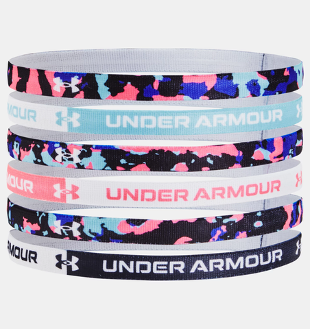 Under Armour Girls' UA Graphic Headbands - 6 Pack