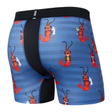 Saxx Droptemp™ Cooling Mesh Underwear - Shrimp Cocktail- Navy