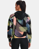 Under Armour Womens Rival Terry Geo Print Hoodie