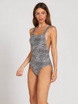 Volcom Womens Leaf It Be One Piece Swimsuit