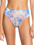 Roxy Womens Pop Surf Mid Waist Reversible Bikini Bottoms