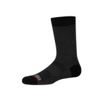 Saxx Mens Whole Package Crew Socks - Black Heather