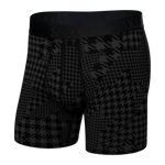 Saxx 22nd Century Silk Underwear - Dogstooth Camo- Black