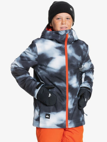 Quiksilver Boys Mission Printed Insulated Snow Jacket