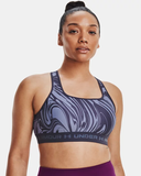 Under Armour Women's Armour® Mid Crossback Printed Sports Bra