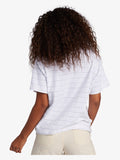 Roxy Womens Beachy Stripe Drop Shoulder T-Shirt