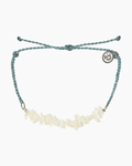 Pura Vida Mop Shell Chip Bracelet ~ Smoke Blue