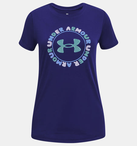 Under Armour Girls' UA Tech™ Twist Wordmark Short Sleeve