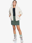 Roxy Womens Border Line Zip Sherpa Fleece
