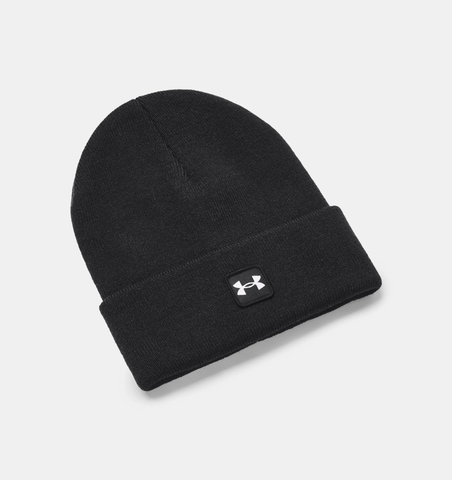 Under Armour Unisex UA Halftime Cuff Beanie - Black / White