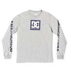 DC Mens Square Star Long Sleeve T-Shirt
