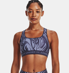 Under Armour Women's Armour® Mid Crossback Printed Sports Bra