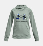 Under Armour Girls' UA Rival Fleece Big Logo Hoodie