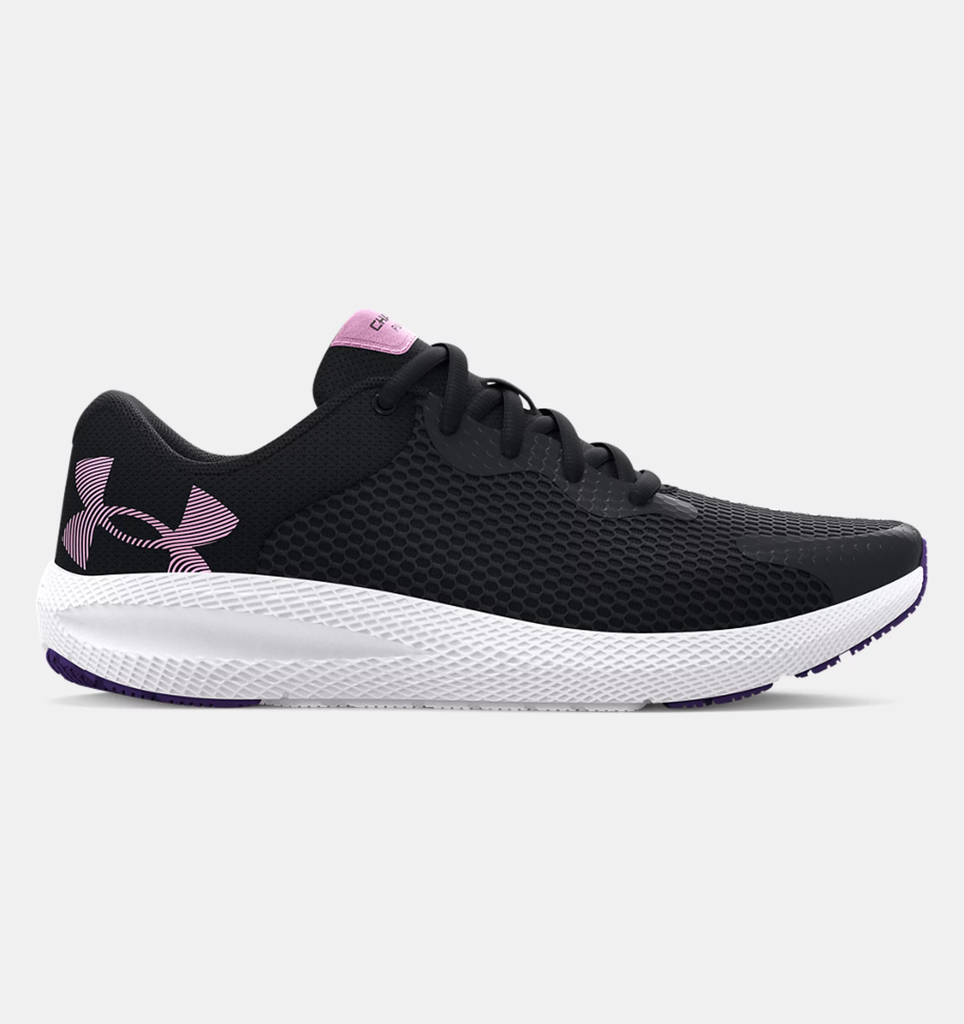 Under Armour Girls' GS UA Charged Pursuit 2 Big Logo Running Shoes – Rumors  Skate and Snow