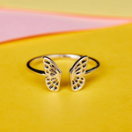 Pura Vida Fly Away Ring ~ Silver