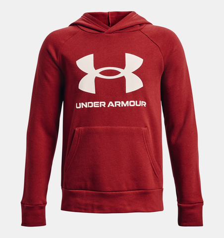 Under Armour Boys' UA Rival Fleece Big Logo Hoodie